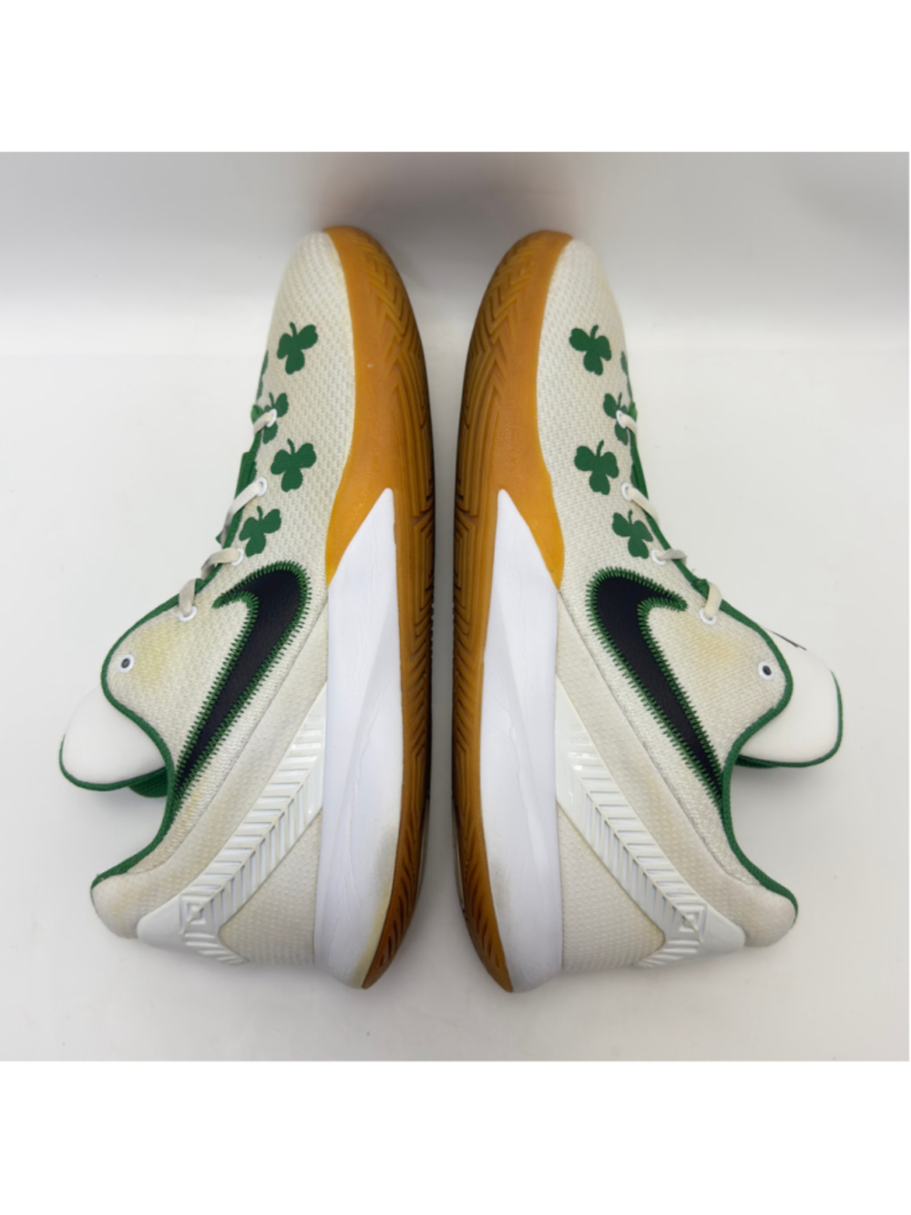 Men's Nike Kyrie Flytrap II Celtics Basketball Sneakers Size 14 White Green - Picture 9 of 12